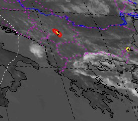 rapid cell triggering over serbia